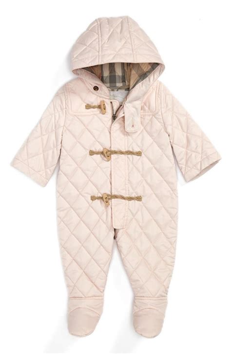 burberry snowsuit baby girl